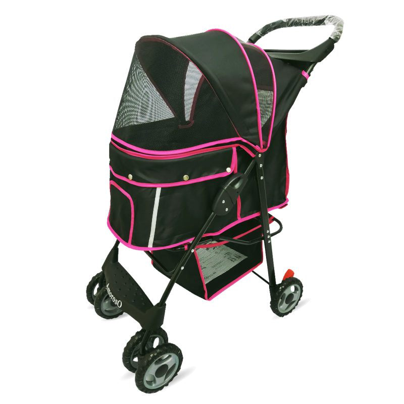 calipari dog stroller Amoroso 4 Wheel Pet Stroller – Firehouse Pet Shop