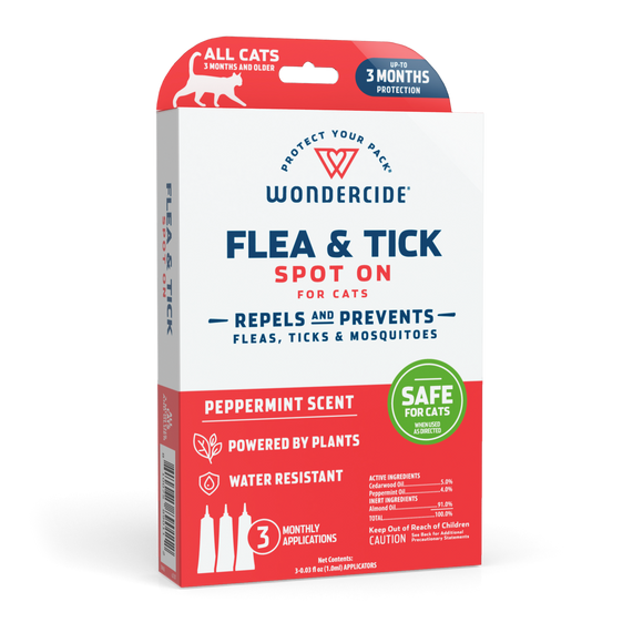 Wondercide Cat Flea and Tick Spot On Peppermint