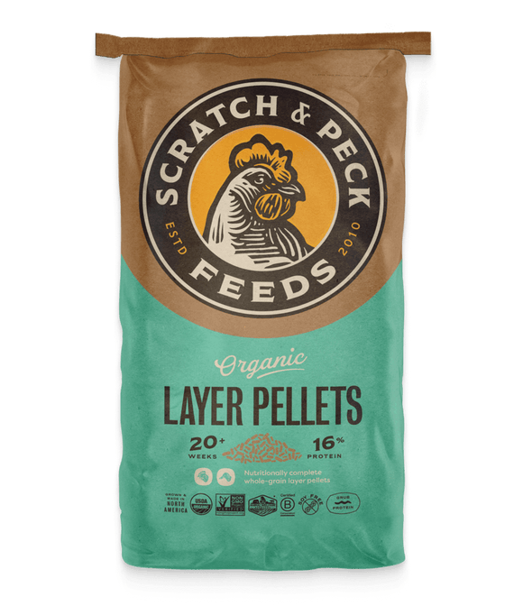Scratch & Peck Organic Layer Pellets 35lb