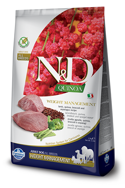 Farmina N&D K9 GF Quinoa Weight Management Lamb*
