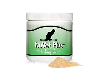 NuVet Plus Natural Daily Feline Supplement Powder 90day