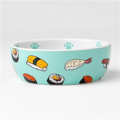 Sushi Bowl 5in Shallow Teal