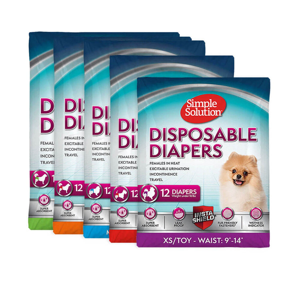 Simple solution sale dog diapers xxl