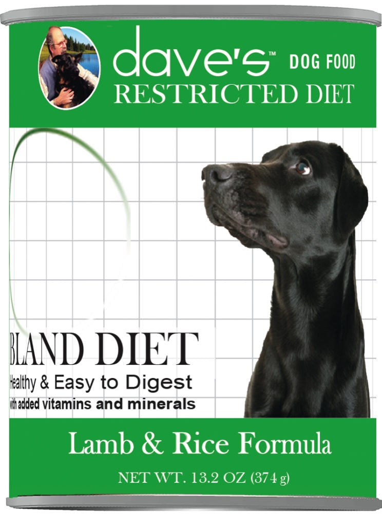 Dave s Dog Restricted Diet Bland Lamb 13oz Wenatchee WA