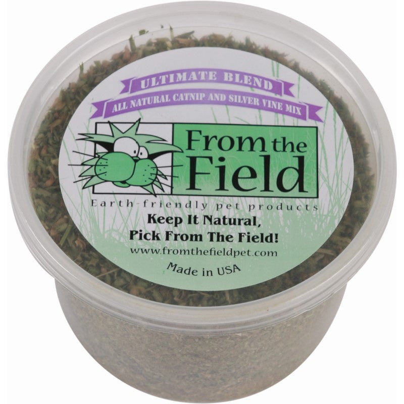 From The Field Ultimate Blend Silver Vine Catnip Mix 2oz Tub