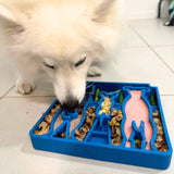 Soda Pup E-Tray Enrichment Tray Waiting Dogs Blue