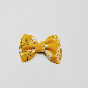 Golden Stems Dog Bow Tie