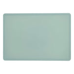 Solid light green color swatch on a white background