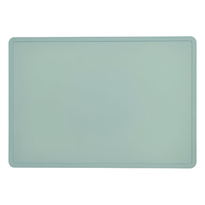Solid light green color swatch on a white background