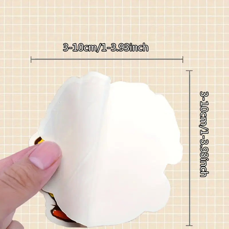 White flower with measurements on a grid background