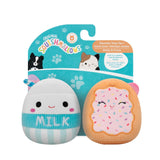 Squishmallow Breakfast Melly & Fresa Dog Toy