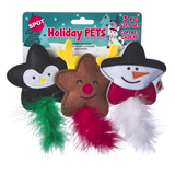 Spot Holiday Cat Toys 3pk Asst.