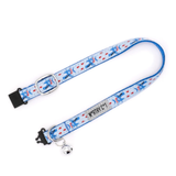The Worthy Cat Sharkuterie Cat Collar Blue