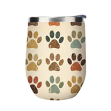 Paw Print Stainless Steel Tumbler 12oz