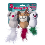 Spot Holiday Cat Toys 3pk Asst.