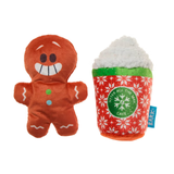 Bark Jolly Gingerbread Man Dog Toy
