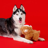 Fringe Highland Holidays Plush Dog Toy
