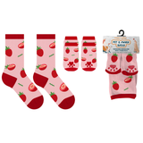Tagco Pet and Owner Socks Strawberry