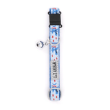 The Worthy Cat Sharkuterie Cat Collar Blue