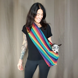 Walking Palm Dog Sling Rainbow Woven