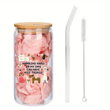 Working Hard Glass Tumbler 16oz