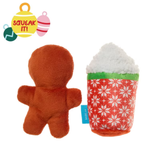 Bark Jolly Gingerbread Man Dog Toy