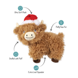 Fringe Highland Holidays Plush Dog Toy