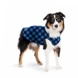 Goldpaw Fleece Cobalt Buffalo Check