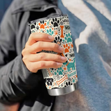 Woof & Paw Prints Stainless Steel Tumbler 20oz