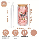 Working Hard Glass Tumbler 16oz
