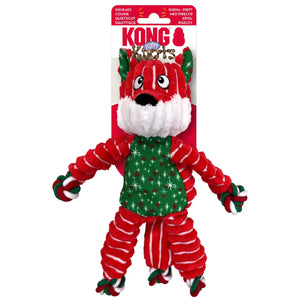 Kong Holiday Floppy Knot Fox Small/Medium