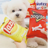 Squeaky Dog Asst Snacks Toys