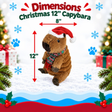 Petlou Christmas Zoo Friends Capybara 12in