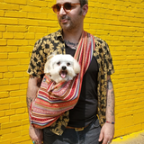 Walking Palm Dog Sling Salsa Woven