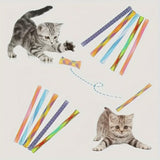 Multicolor Cat Tube Toy