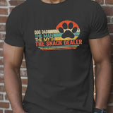 Dog Dad The Man Myth Snack Dealer Shirt