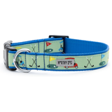 The Worthy Dog Golf Dog Collar Green
