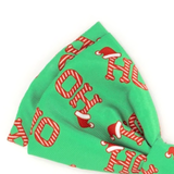 The Worthy Dog Santa's Cheer Bow Tie Green