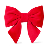 Foggy Dog Cranberry Velvet Lady Dog Bow