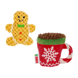 Kong Holiday Scrattles Gingerbread 2pk Cat Toy