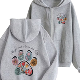 Love and a Dog Floral Pawprint Jacket Grey