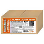 Box of Northwest Naturals Chicken & Salmon Recipe raw diet bulk bars for dogs on a white background