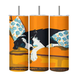 Sleeping Border Collie Stainless Steel Tumbler