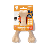BetterBone hard beef dog chew toy in packaging on a white background