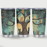Cats & Trees Dark 20oz Tumbler