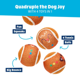 Bark Gingerball Boys Dog Toy