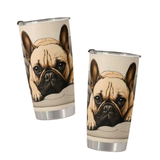 French Bulldog Stainless Steel Tumbler