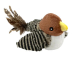 Interactive Plush Flapping Bird Cat Toy