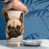French Bulldog Stainless Steel Tumbler