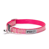 The Worthy Cat Medallion Cat Collar Pink